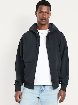 Oversized Heavyweight Zip Hoodie | Old Navy (US)