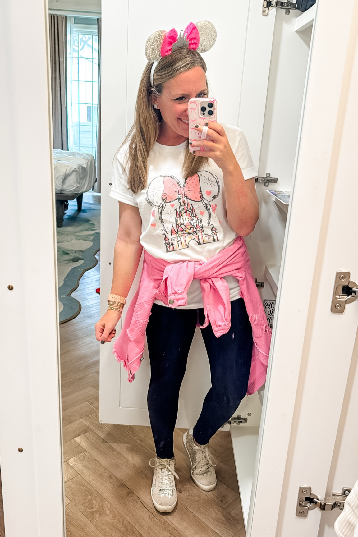 Disney OOTD. Shirt I did a medium. Jacket is a small. Shoes true to size. 

#LTKActive #LTKStyleTip #LTKTravel