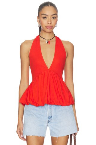 x Free-est Paige Top In Tangerine Tango
                    
                    Free People | Revolve Clothing (Global)