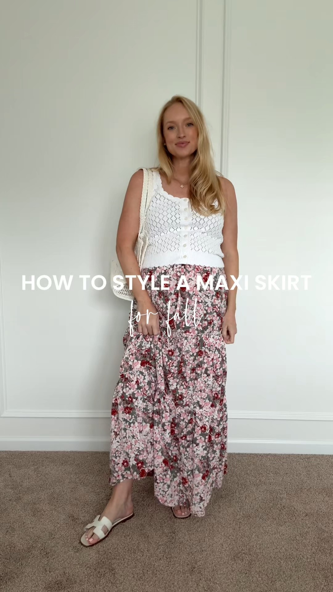 Here's 5 ways to style a floral maxi skirt into Fall! It's currently under $35 + 15% off and even ships free with Prime 👏🏻 It’s the kind of piece that feels just as perfect for a casual girls day as it does for fall family pictures. Comfortable, versatile, and so easy to style no matter the occasion. Comment SHOP below and I'll send you the outfit details!

Sizing: Wearing a size small and currently 35 weeks pregnant! It has a very stretchy waist band ;) I'm 5'5'' for height reference and can wear it with flats or heels. It comes in 36 color options and I'm wearing the color "white floral" 

#LTKSeasonal #LTKFindsUnder50 #LTKStyleTip