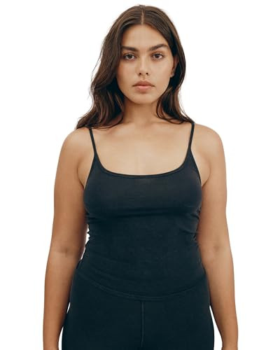Organic Basics Women's Core Organic Cotton Cropped Singlet Camisole Top | Amazon (US)