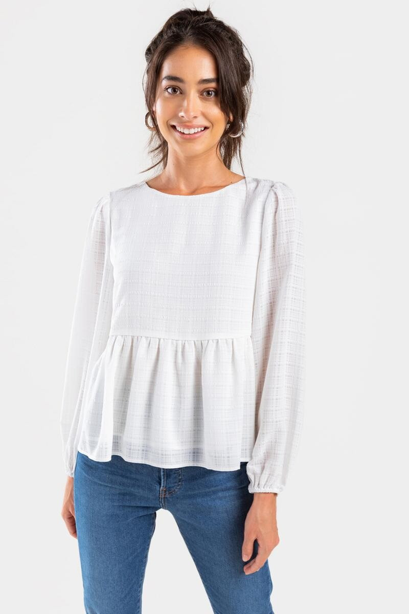 Sarai Babydoll Blouse | Francesca’s Collections