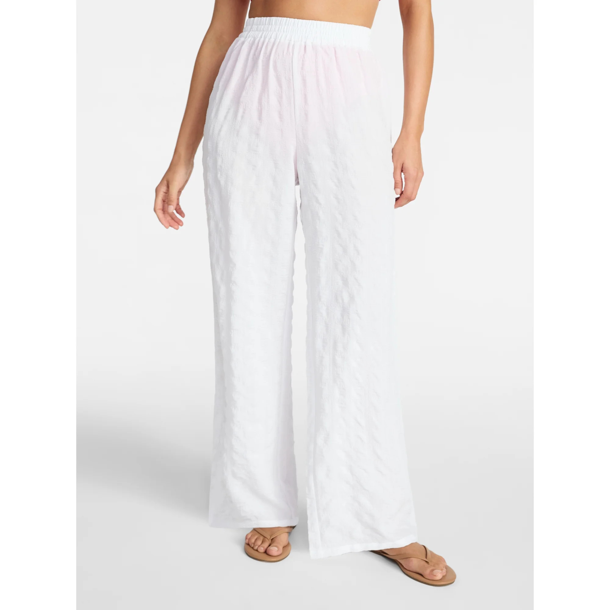 Time and Tru Women's and Women's Plus Size Coverup Pants, Sizes XS-3X | Walmart (US)