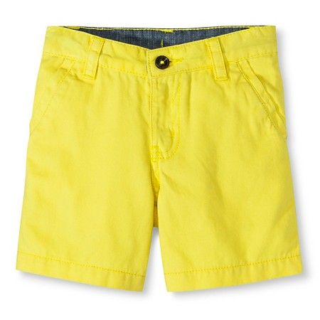 Toddler Boys' Chino Short Yellow - Cherokee® | Target