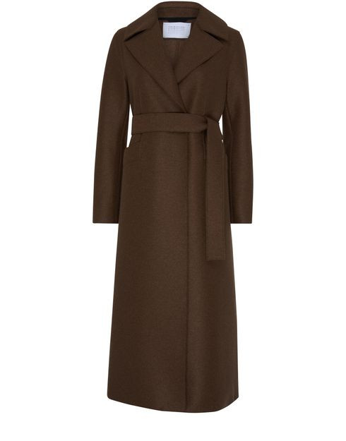Pressed wool long coat - HARRIS WHARF LONDON | 24S US
