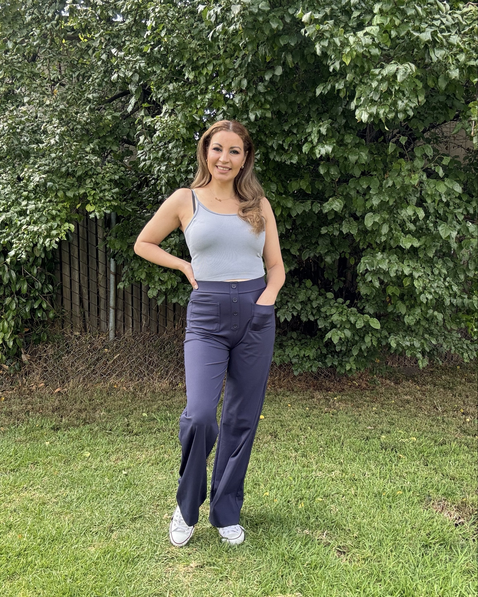 High Waisted Button Multiple Pockets Straight Leg Casual Pants.
SizeM


#LTKSeasonal #LTKBeauty #LTKStyleTip