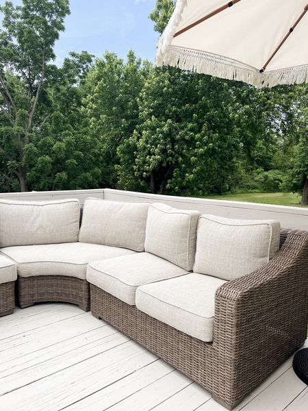 My patio sofa is on sale! Incredibly comfortable, cleans easy, and the woven material is so durable! Love the weave and tone! Perfection

Outdoor furniture. Memorial Day sale. Patio. Patio furniture. Patio sofa. Patio sectional. Woven outdoor sofa. Patio umbrella. 

#LTKSeasonal #LTKhome #LTKsalealert