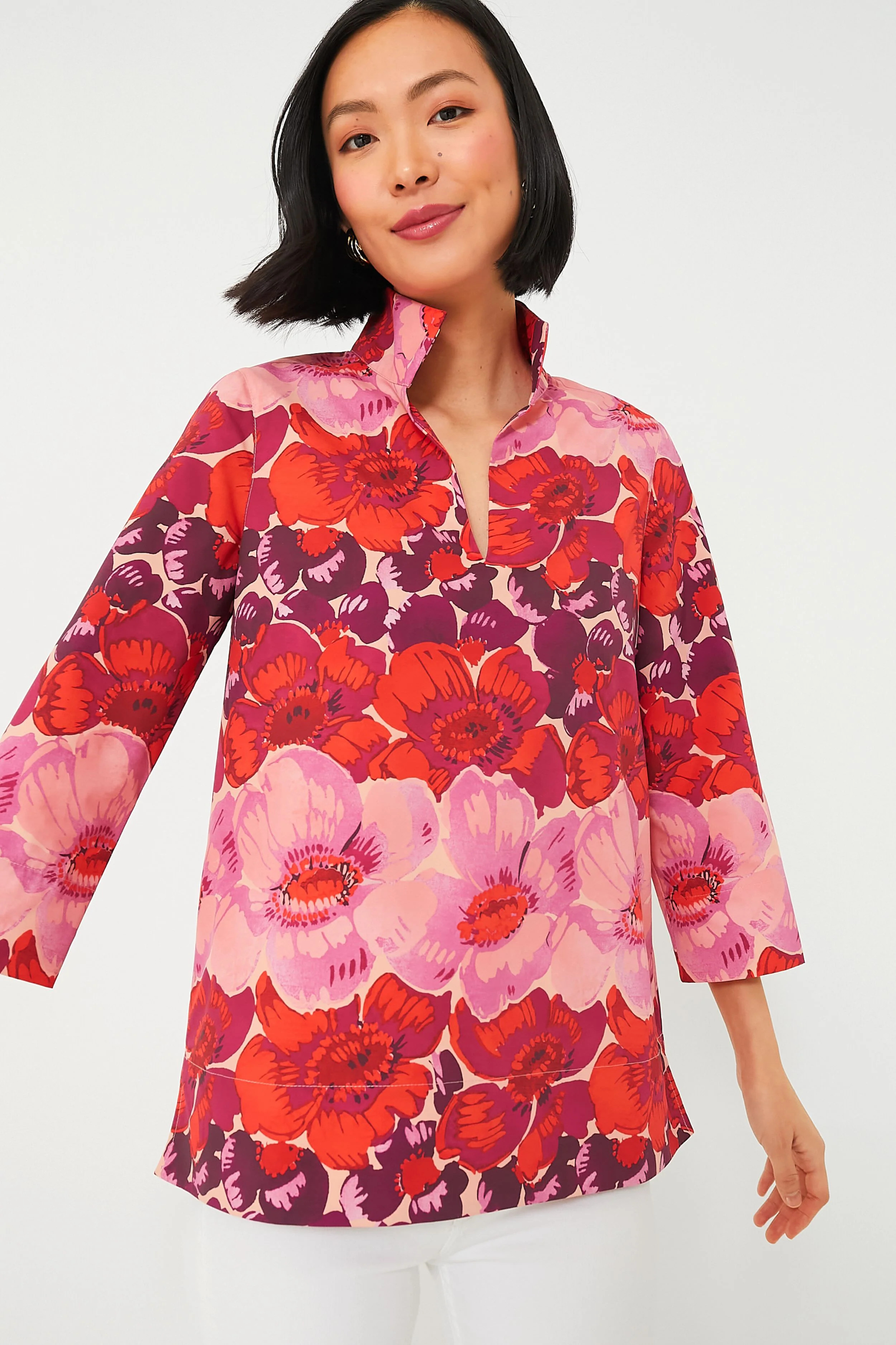 Poppy Stripe Margot Top | Tuckernuck (US)