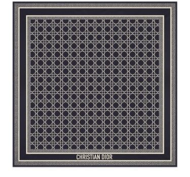 Dior Cannage 90 Square Scarf - DIOR | 24S US