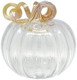 Mariposa Clear Glass Small Pumpkin | Amazon (US)