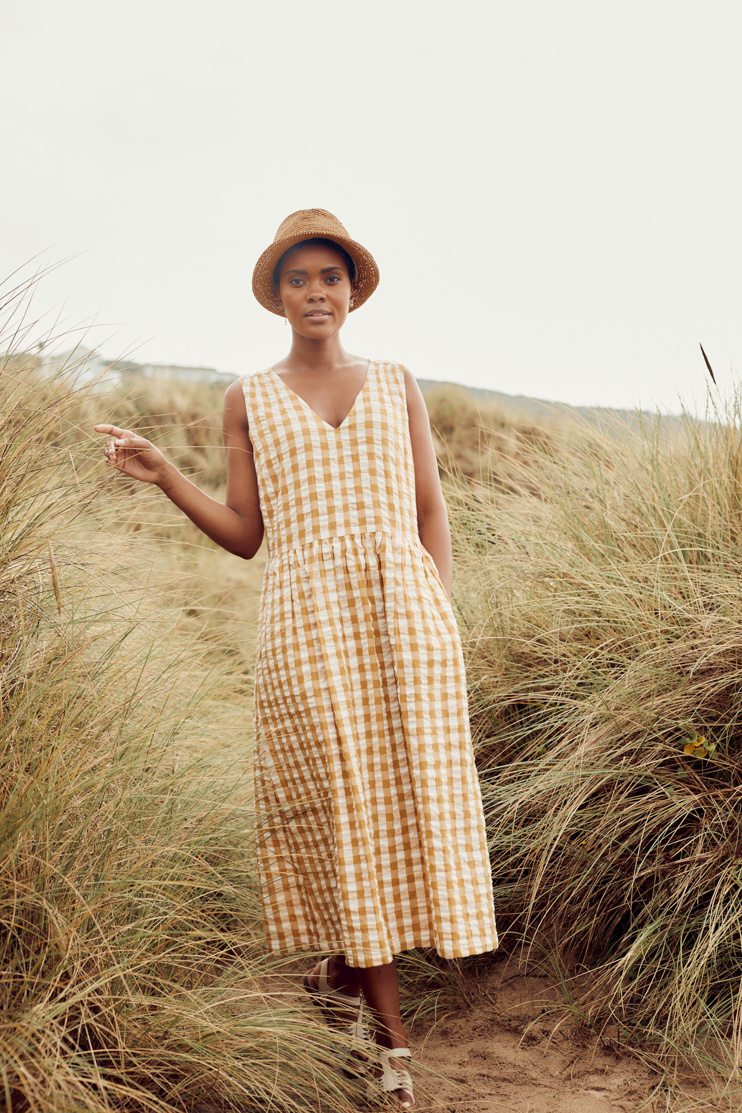 Lowland Heather Sleeveless Dress | Seasalt Cornwall
