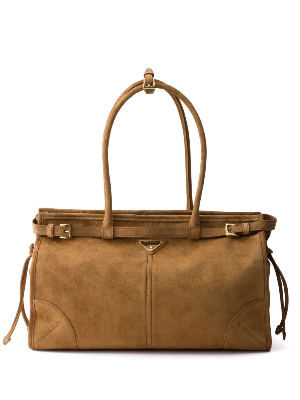 Prada Large Bonnie Tote Bag | Brown | FARFETCH UK | Farfetch Global