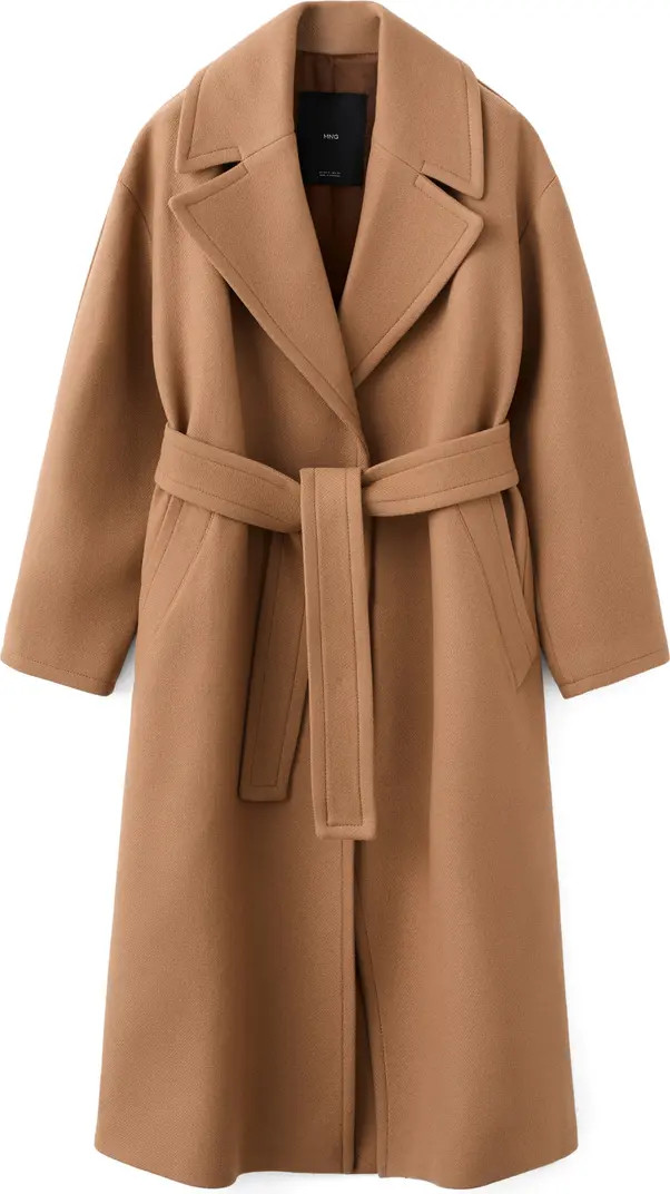 Belted Wool Blend Coat | Nordstrom