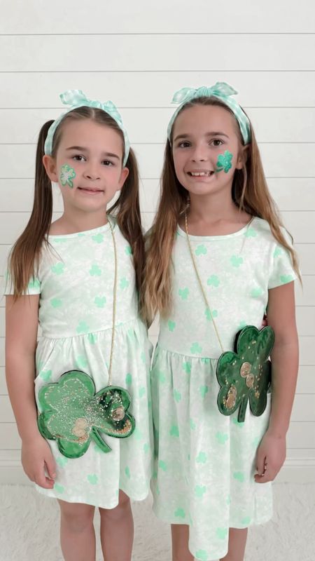 PINCH PROOF🍀 with their new Shamrock Shaker Bags from @bellelynnecrafts 

The girls are counting down the days til, Leprechaun’s Day as they call it. 😆 


#stpatricksday #jaxmomlife #momlife #girlmom #sisters #lucky #stpattysday #matchingsisters #targetrun #targetstyle #targetfinds #mytargetstyle #targetdoesitagain #targetkids #spring #springoutfit #springbreak 


#LTKfamily #LTKkids #LTKfindsunder50