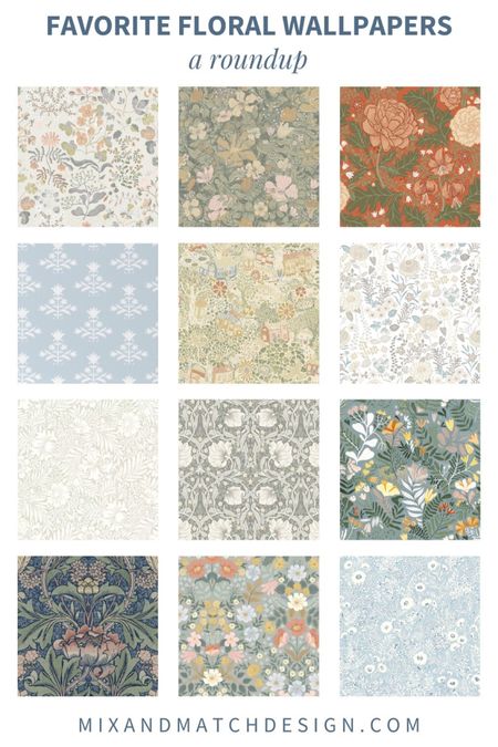 As I’ve been browsing wallpaper for a baby girls nursery, I’ve come across so many great patterns, colors and options! In case you are on the hunt, I rounded up a few favorites for you to start your search. There are a variety of styles and application types, including both peel and stick and traditional!
