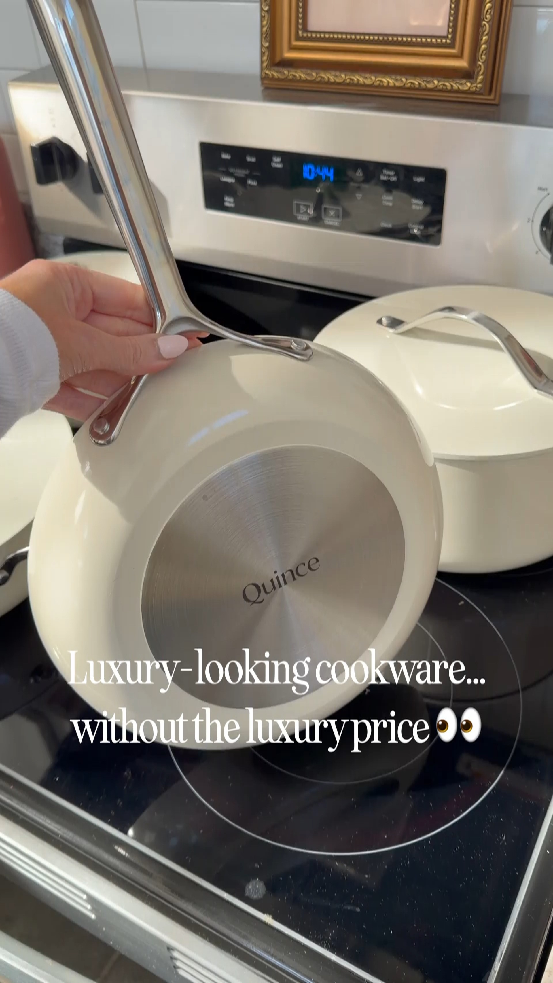 Luxury-looking cookware… without the luxury price 👀
This Quince Home set is non-toxic, nonstick, and so easy to clean—and way more affordable than it should be.
#QuincePartner @onequince
 

 