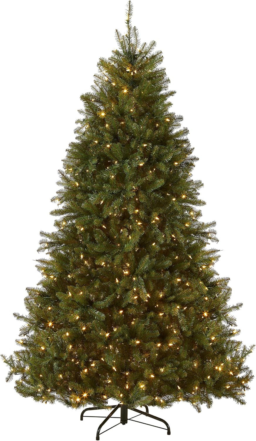 National Tree Company 7.5ft Pre-Lit Dunhill Fir Artificial Christmas Tree | Amazon (US)