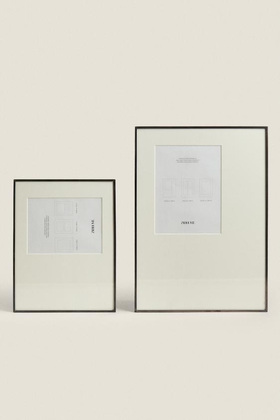 PHOTO FRAME WITH MAT | Zara US