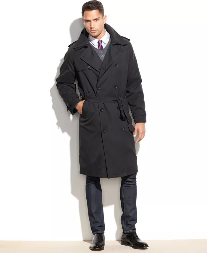 Iconic Belted Trench Raincoat | Macy's
