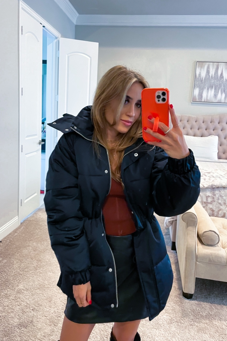 Puffer jacket on sale size xxs use code AFBELBEL 

#LTKunder50 #LTKsalealert #LTKunder100