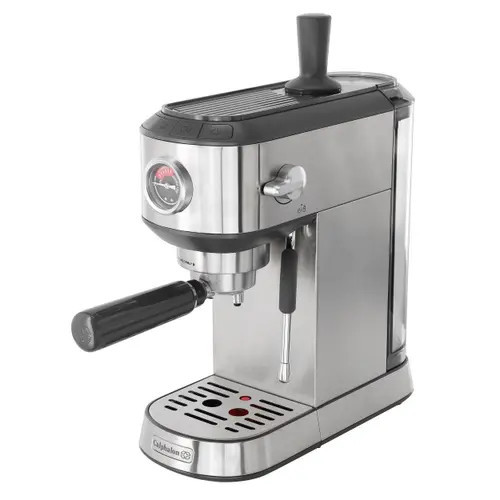 CALPHALON Miniatura Compact Espresso Machine and Milk Frother in Silver at Nordstrom | Nordstrom