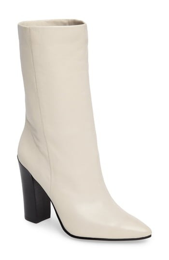 Women's Dolce Vita Ethan Pointy Toe Bootie, Size 6 M - White | Nordstrom