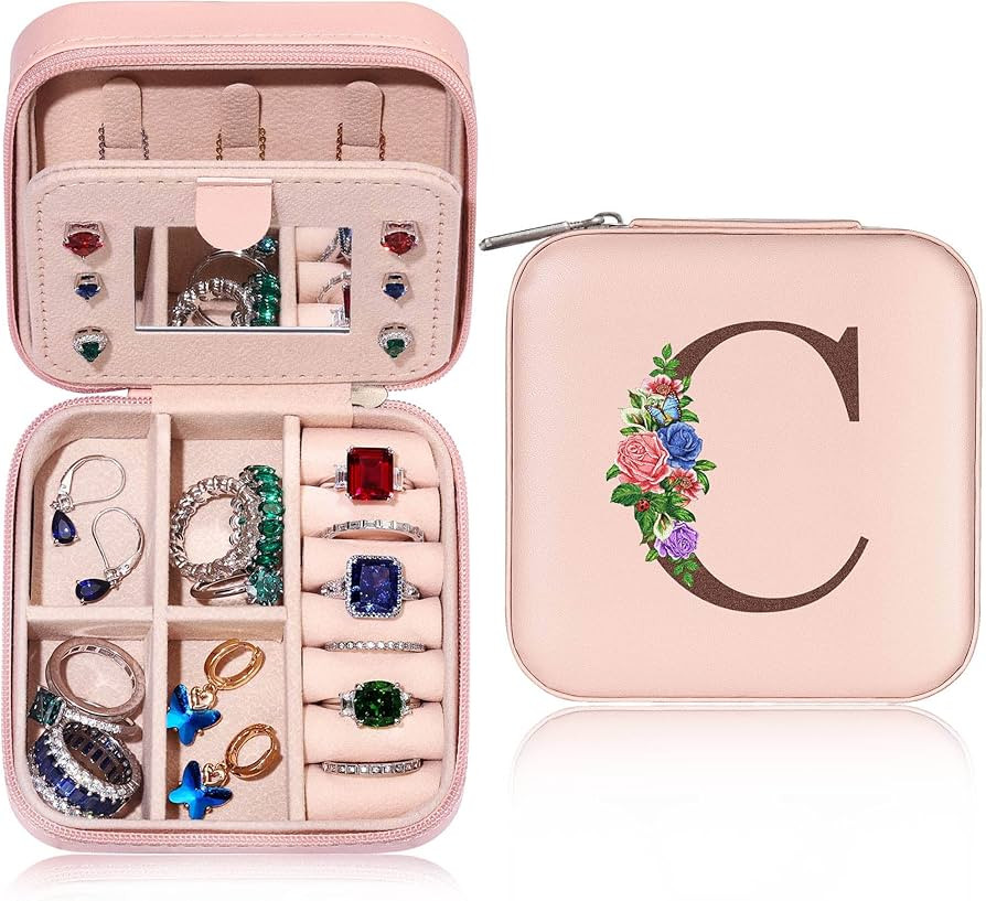 Yesteel Travel Jewelry Case Jewelry Box Jewelry Organizer, Vacation Essentials Travel Accessories... | Amazon (US)