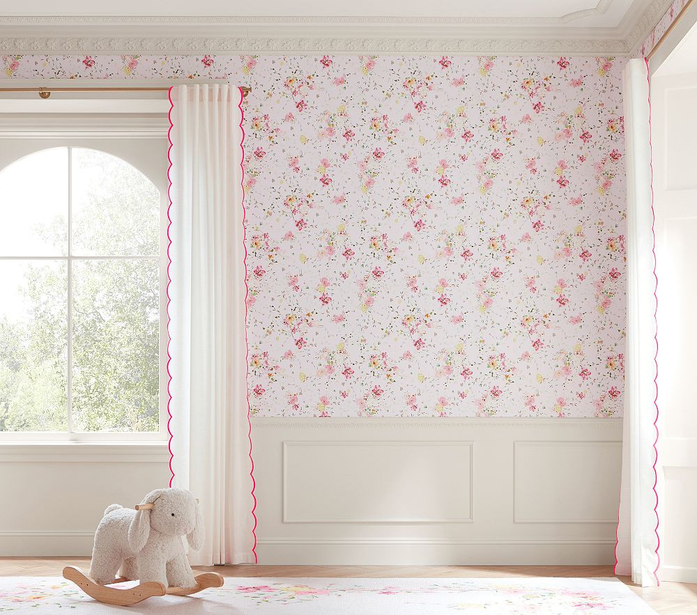 Monique Lhuillier Jolie Wallpaper | Pottery Barn Kids