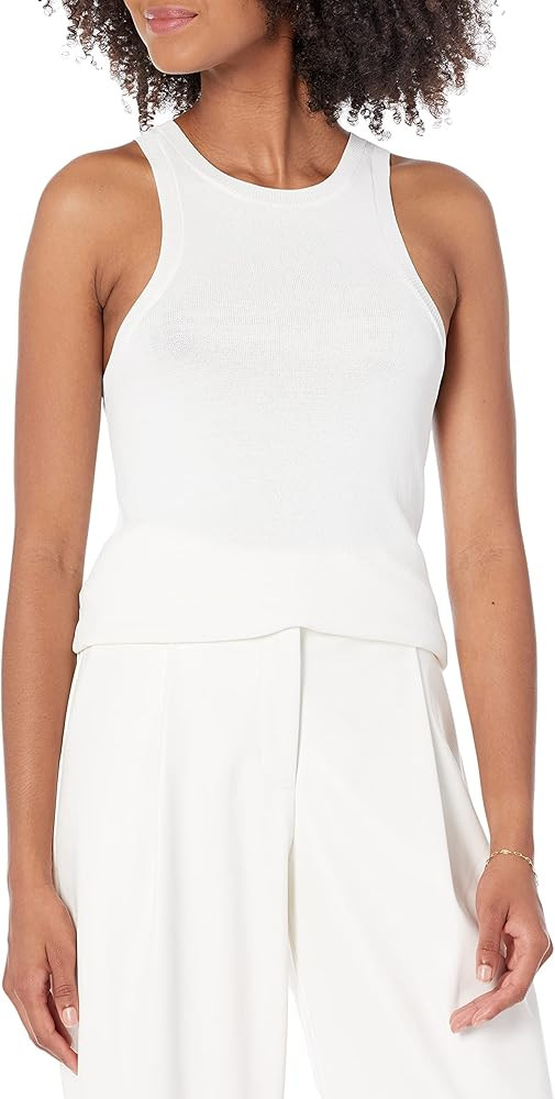 The Drop Women's @lucyswhims Fitted Cutaway Racer Tank Sweater | Amazon (US)