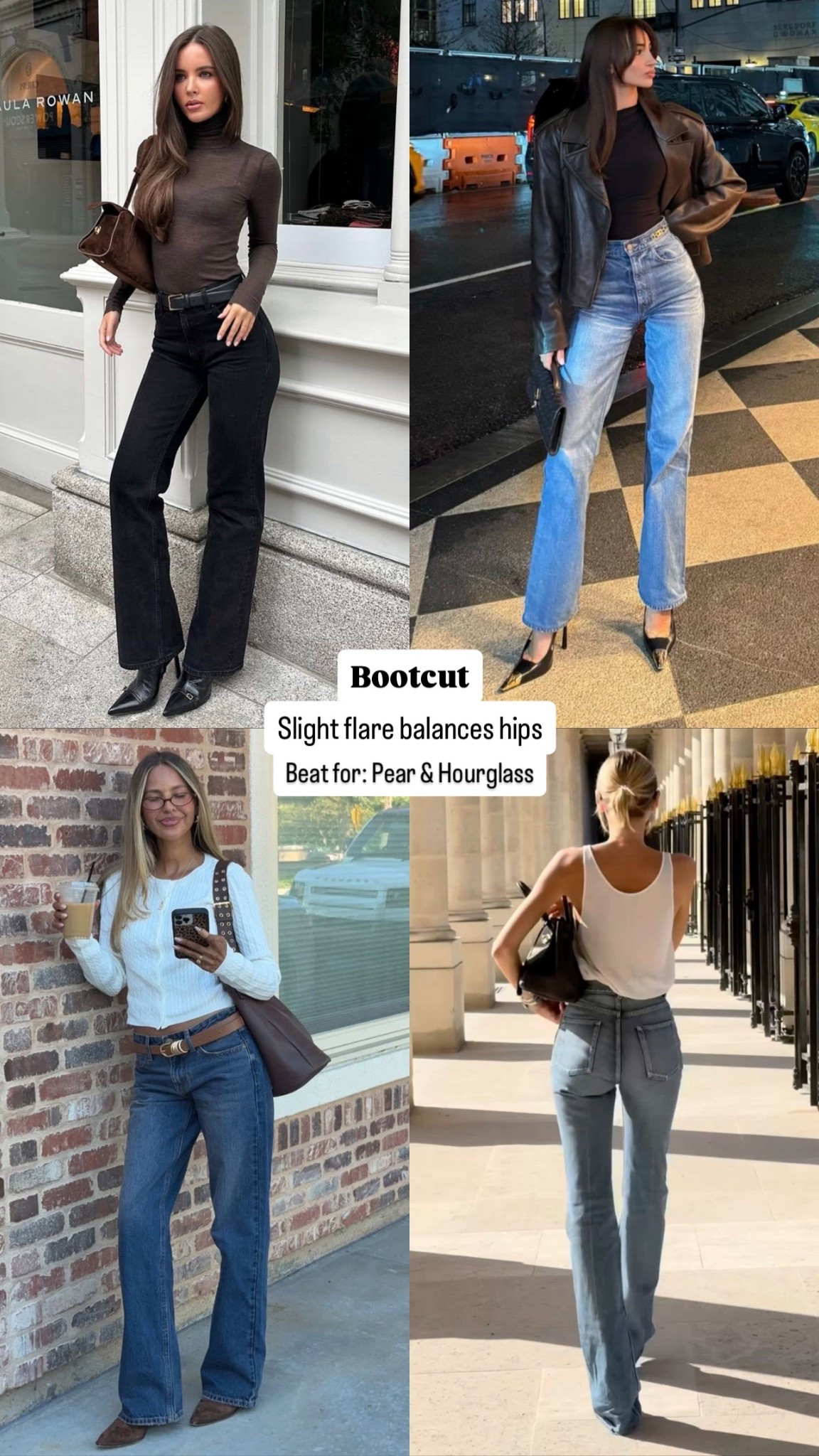 Slight flare to balance your silhouette, bootcut jeans are back in style!
#BootcutJeans #FlaredJeans #RetroVibes #WardrobeMustHave #OOTDStyle #BalanceYourShape #ChicWardrobe

#LTKgrwm #LTKootd #LTKSaleAlert