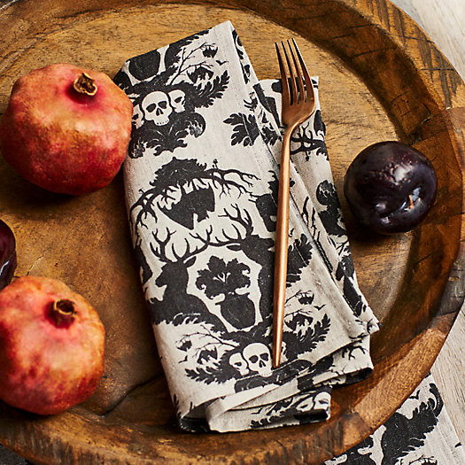 Black Forest Linen Napkins, Set of 2 | Terrain