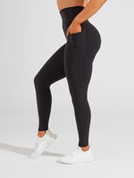 Rosa Pocket Legging - Onyx Black | Buffbunny