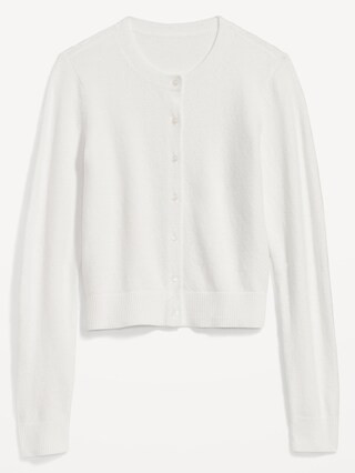 Cropped Cozy-Knit Cardigan for Women | Old Navy (US)