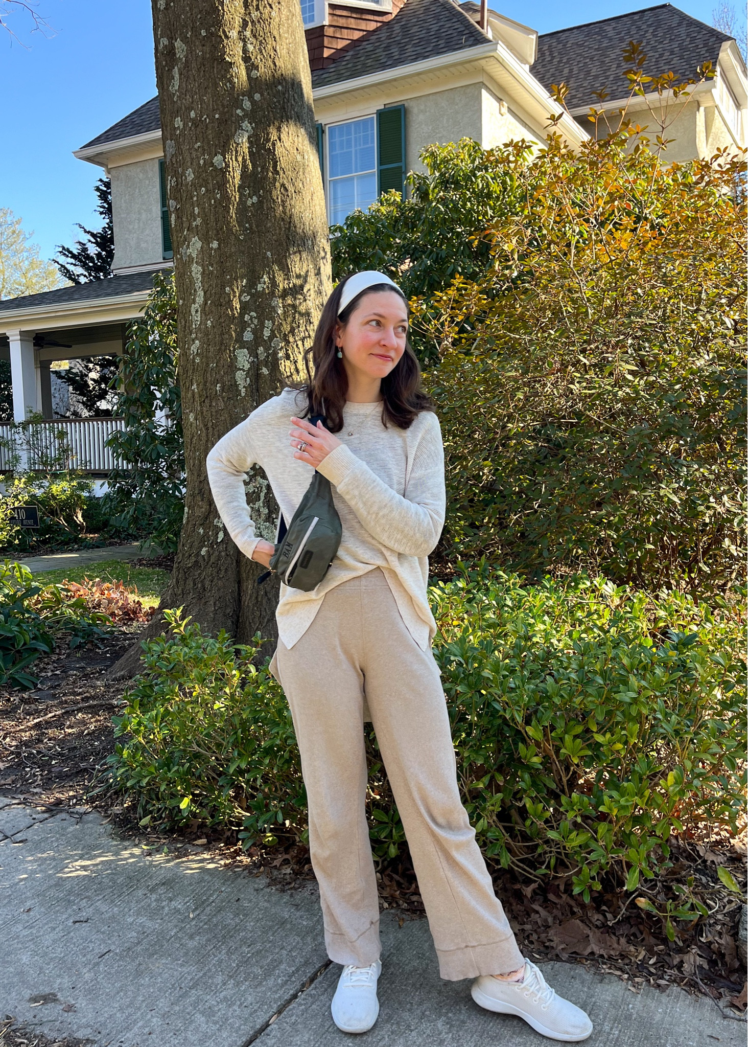 Winter outfit featuring winter whites ❄️