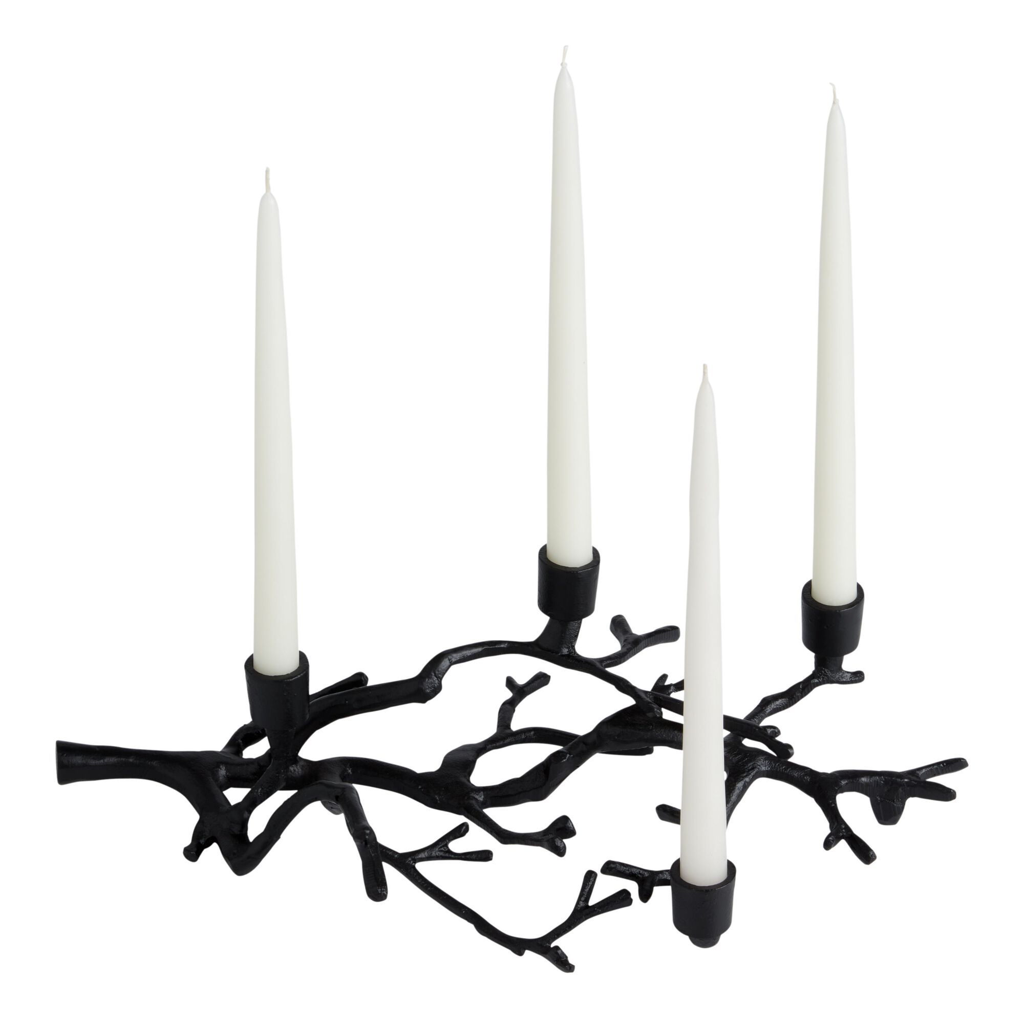 Black Branch 4 Taper Candle Holder | World Market