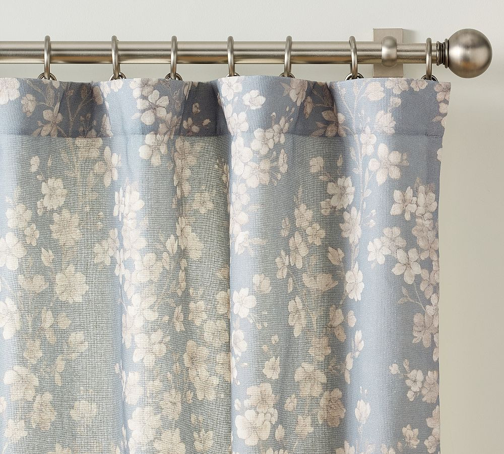 Gracie Floral Curtain | Pottery Barn (US)