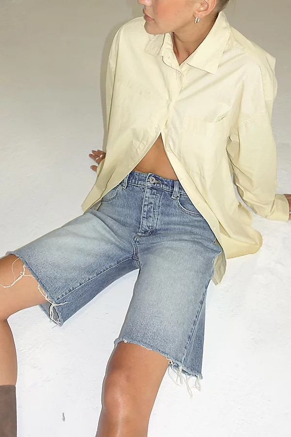 Abrand Jeans Baggy Denim Jort in Dylan, Women's at Urban Outfitters | Urban Outfitters (US and RoW)