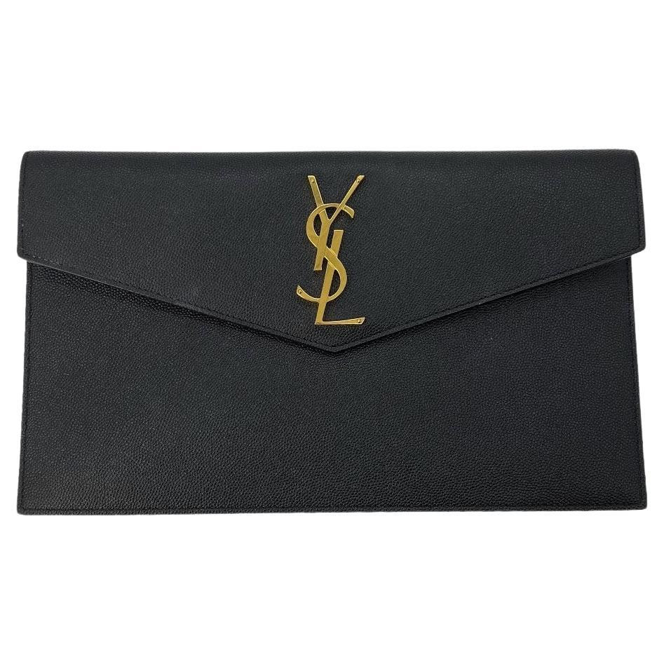 Saint Laurent Uptown Envelope Pouch | 1stDibs
