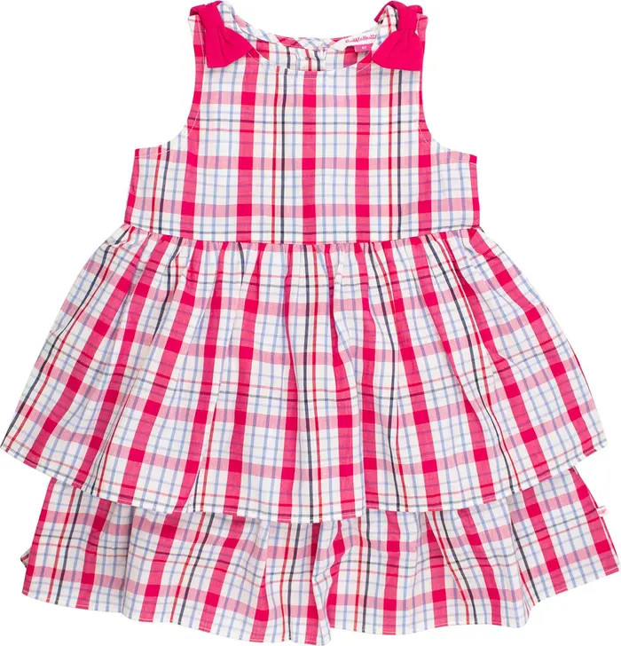 RuffleButts Woven Bow Jumper Dress | Nordstrom | Nordstrom