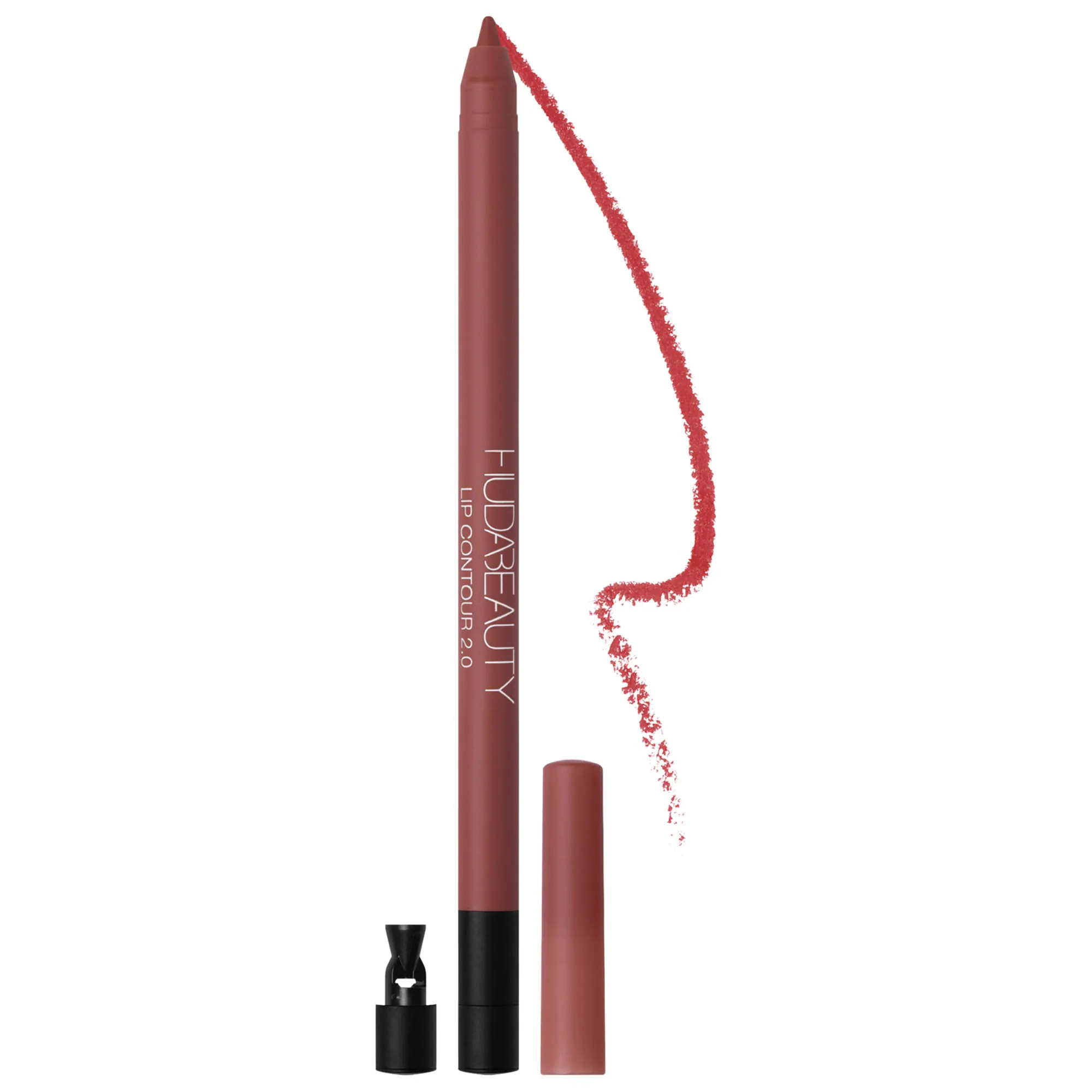 HUDA BEAUTY Lip Contour 2.0 Automatic Matte Lip Pencil Rusty Pink 0.01 oz/ 0.5 g | Sephora (US)