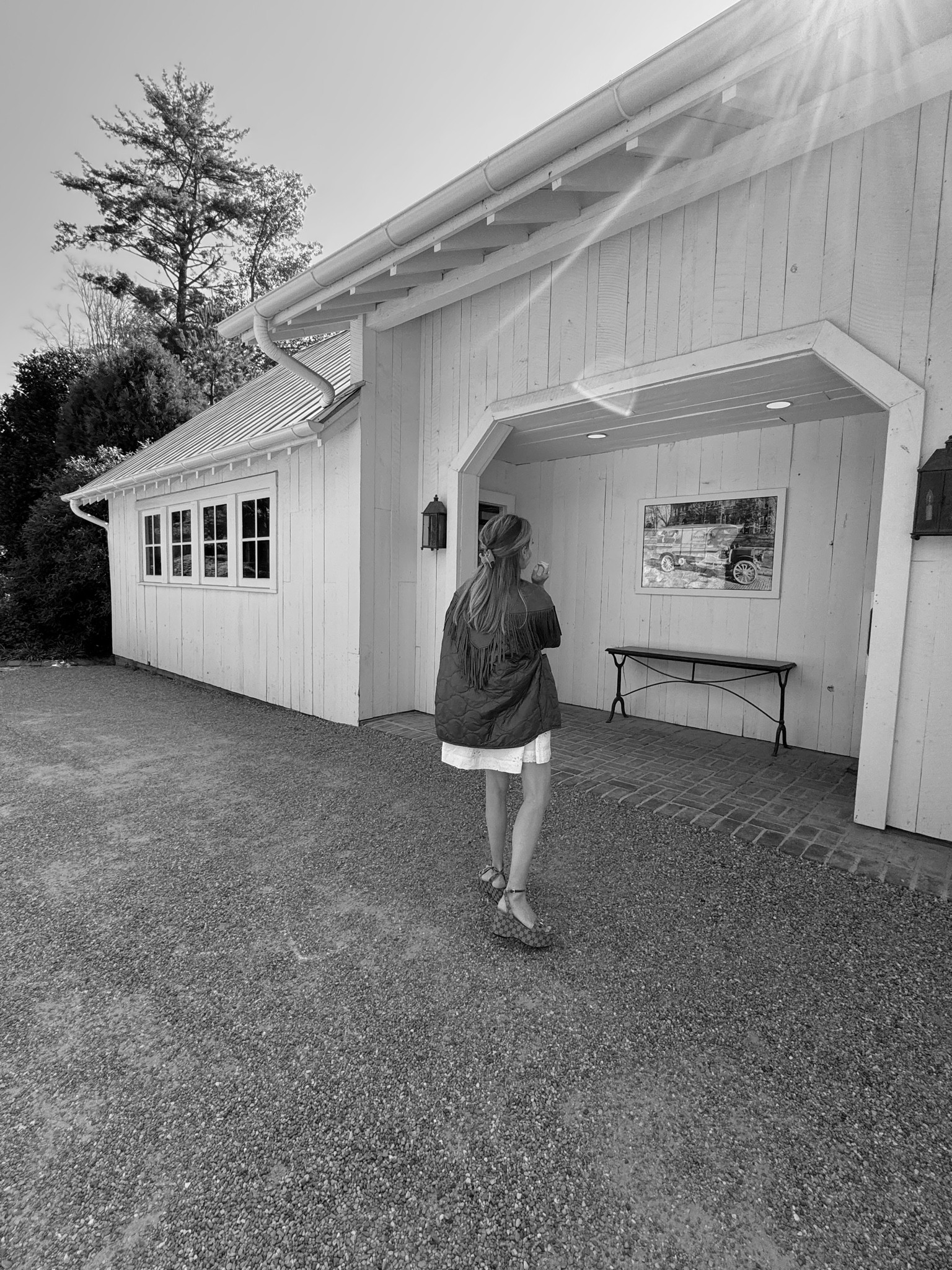 Paired this Damson Madder dress with my new favorite Mother Jacket (which I found on sale for you all at Nordstrom Rack)!