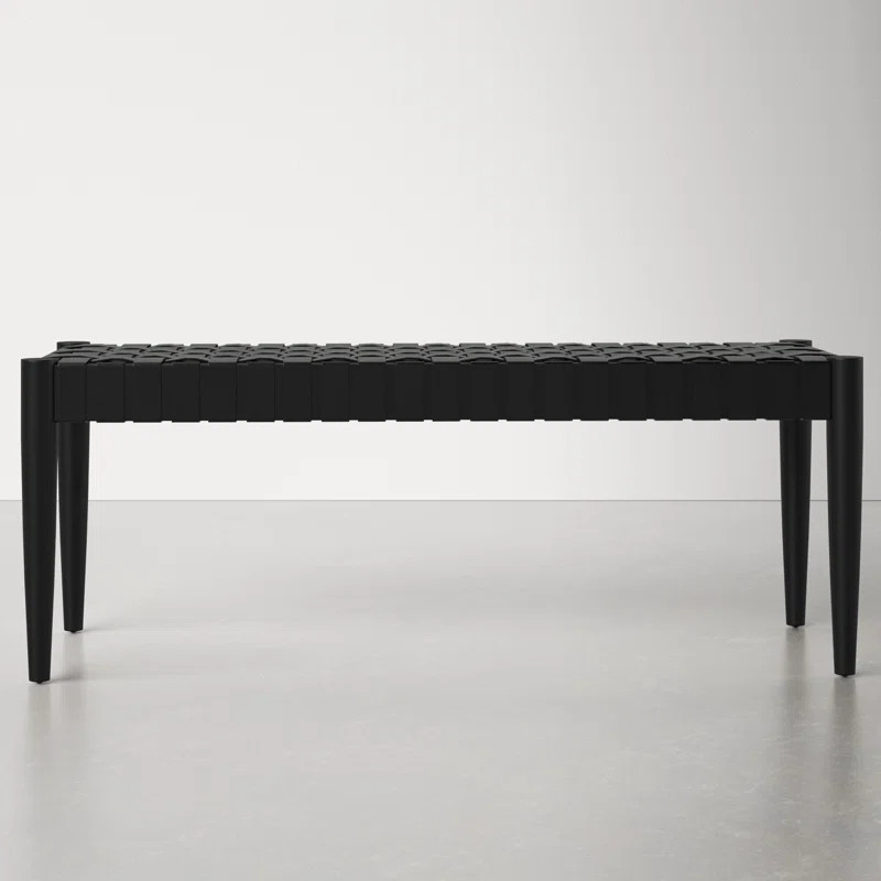 Orin Genuine Leather Upholstered Bench | Wayfair North America