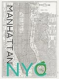 Posterazzi Collection Mid Century NYC Map Poster Print by Z Studio (18 x 24) | Amazon (US)