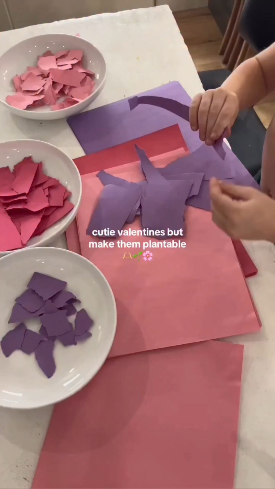 The Valentine that doesn’t end up in the trash 🌸

Last year we decided to try making seed paper hearts that grow wildflowers for our friends and it was actually so fun. The kids were into it and they turned out way cuter than I thought they would.

Comment SHOP for the link to the materials we used.

#KidsCrafts #ValentinesDIY #HomemadeValentines #CreativeKids #IntentionalLiving