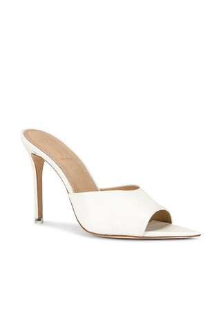 BLACK SUEDE STUDIO Bella Mule in White Nappa Leather from Revolve.com | Revolve Clothing (Global)