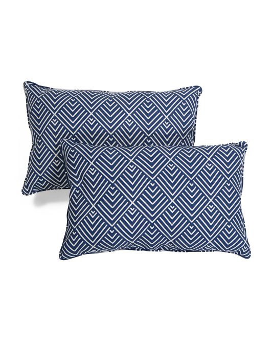 13x20 2pk Indoor Outdoor Geometric Pillows | TJ Maxx