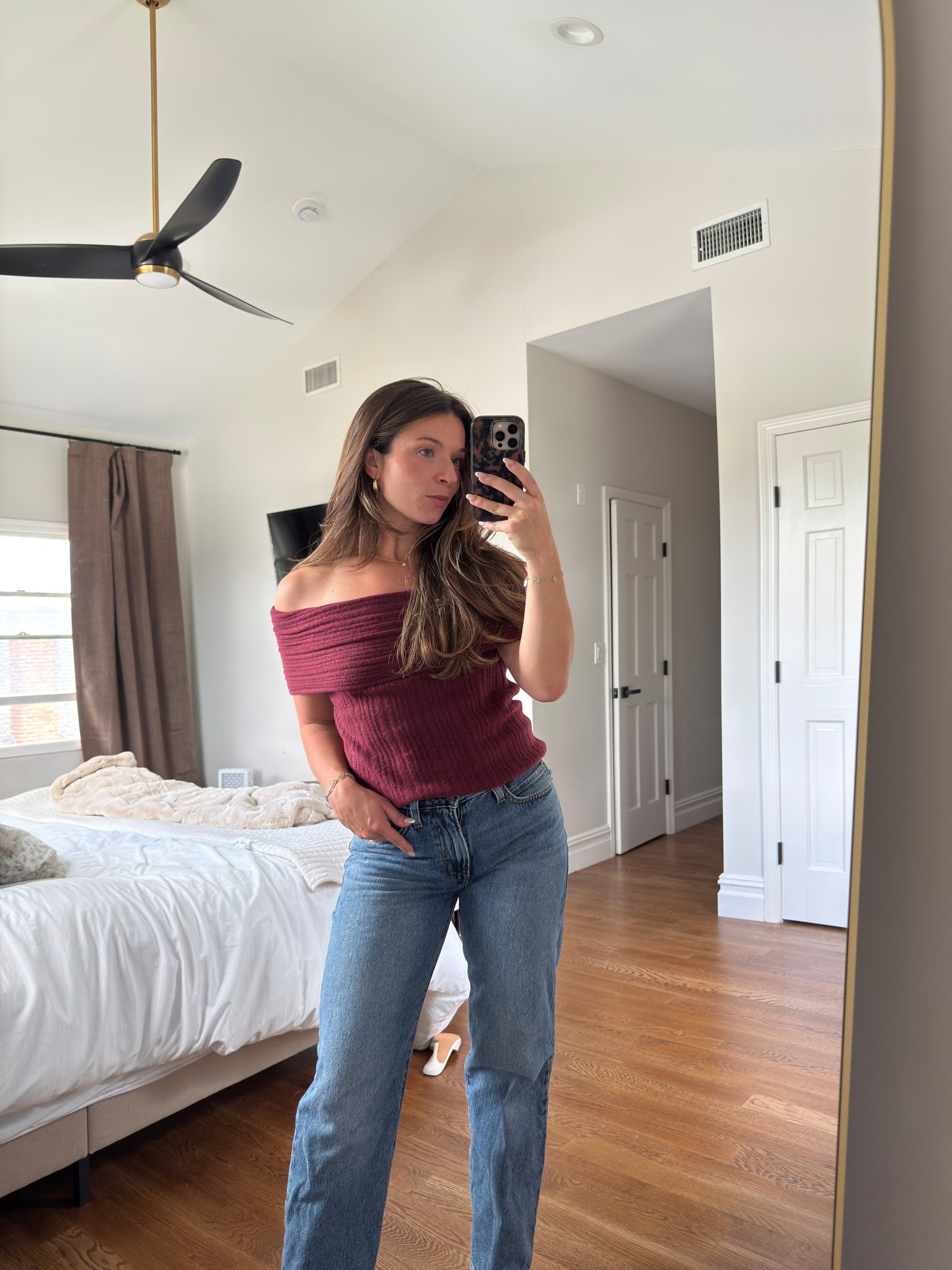 Easy fall outfit inspo - top Abercrombie. Jeans Levi’s 

#LTKSeasonal #LTKFallSale #LTKSaleAlert