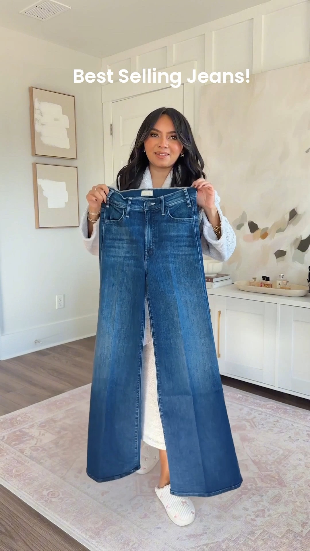 Jeans size 26 petite TTS - these are labeled as “Lil”
Cardigan size xs TTS
Robe size 1 TTS 
Slippers size small TTS 




#LTKgrwm #LTKootd #LTKPetite