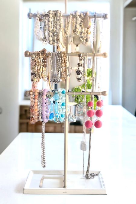 Gift List 🛍🎁for the jewelry lovers on your gift list. Gorgeous Jewelry Stand. Have your jewelry at your fingertips, organized and ready to select what you will wear  

#LTKHoliday #LTKGiftGuide #LTKfindsunder50