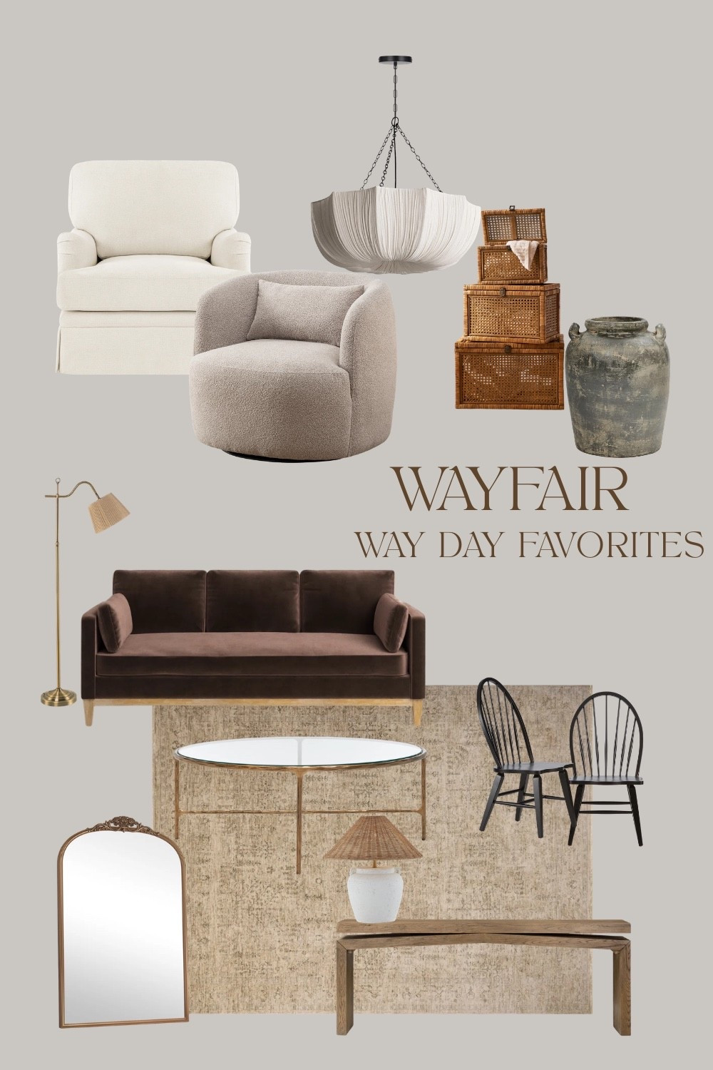#ad I’m so excited for Way Day! There are a few things I’ve been eyeing that I can’t wait to grab. Shop the sale for 3 days only days.  I linked a few other great finds. I absolutely love the chocolate brown sofa
#wayfairpartner #wayday  #wayfair @Wayfair 


#LTKSaleAlert #LTKHome
